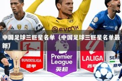 中国足球三巨星名单（中国足球三巨星名单最新）