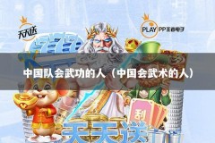 中国队会武功的人（中国会武术的人）